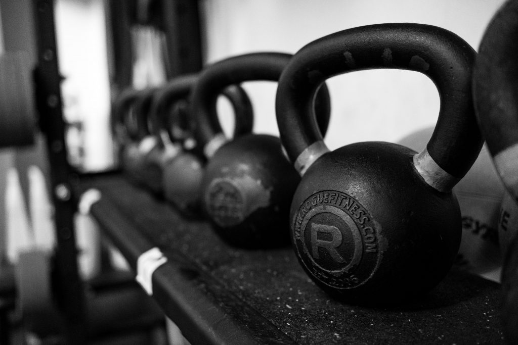 picture of sport equipment in a crossfit gym